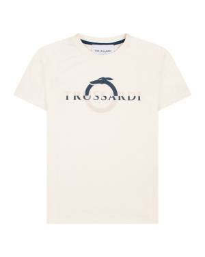 T-SHIRT TRUSSARDI TBA24080TS OFF-WHITE