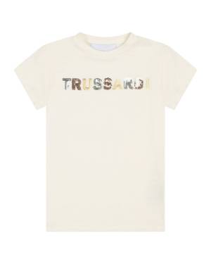 T-SHIRT TRUSSARDI TGA24077TS OFF-WHITE