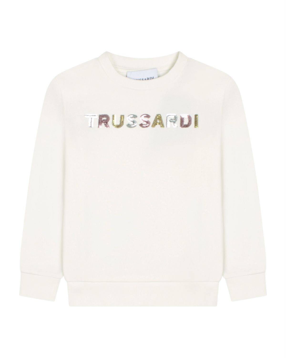 FELPA TRUSSARDI TGA24078FE OFF-WHITE