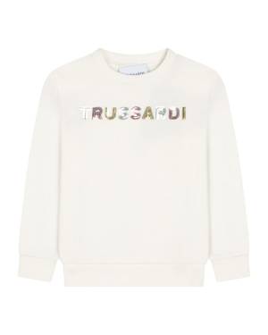 FELPA TRUSSARDI TGA24078FE OFF-WHITE