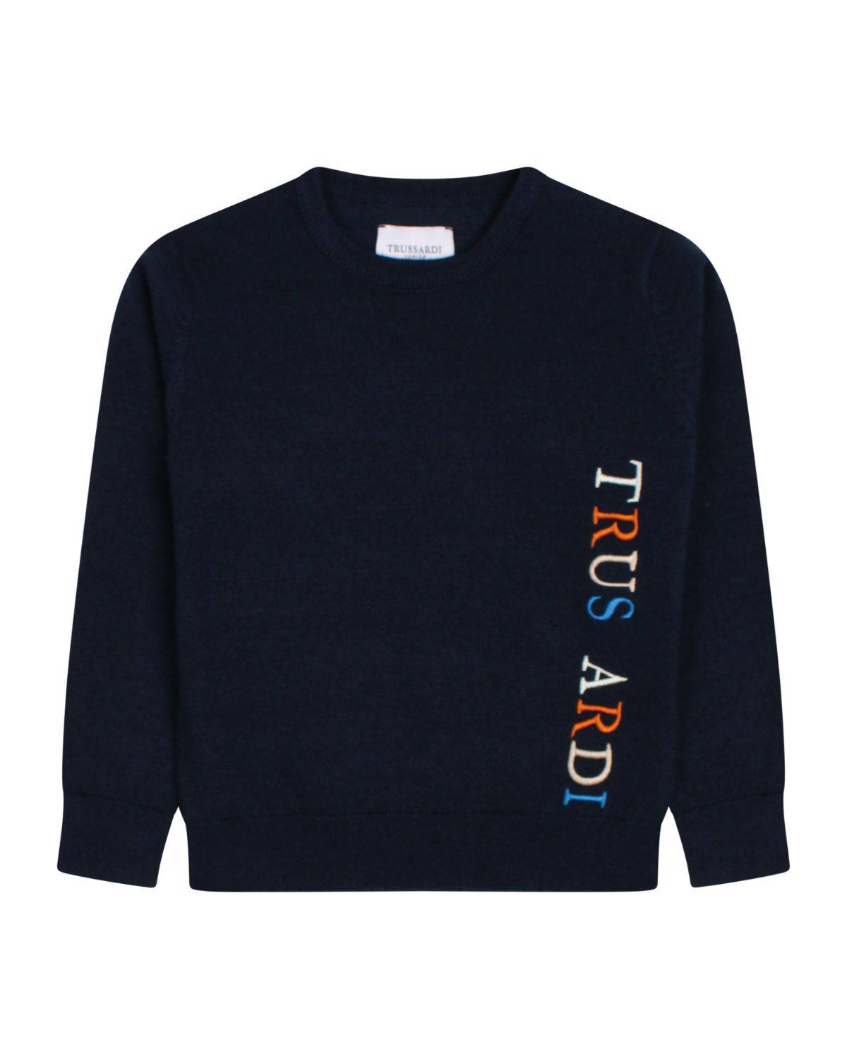 MAGLIA TRUSSARDI TIA24149MA BLUE NAVY