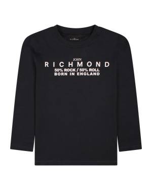 T-SHIRT JOHN RICHMOND RBA24043TS BLACK