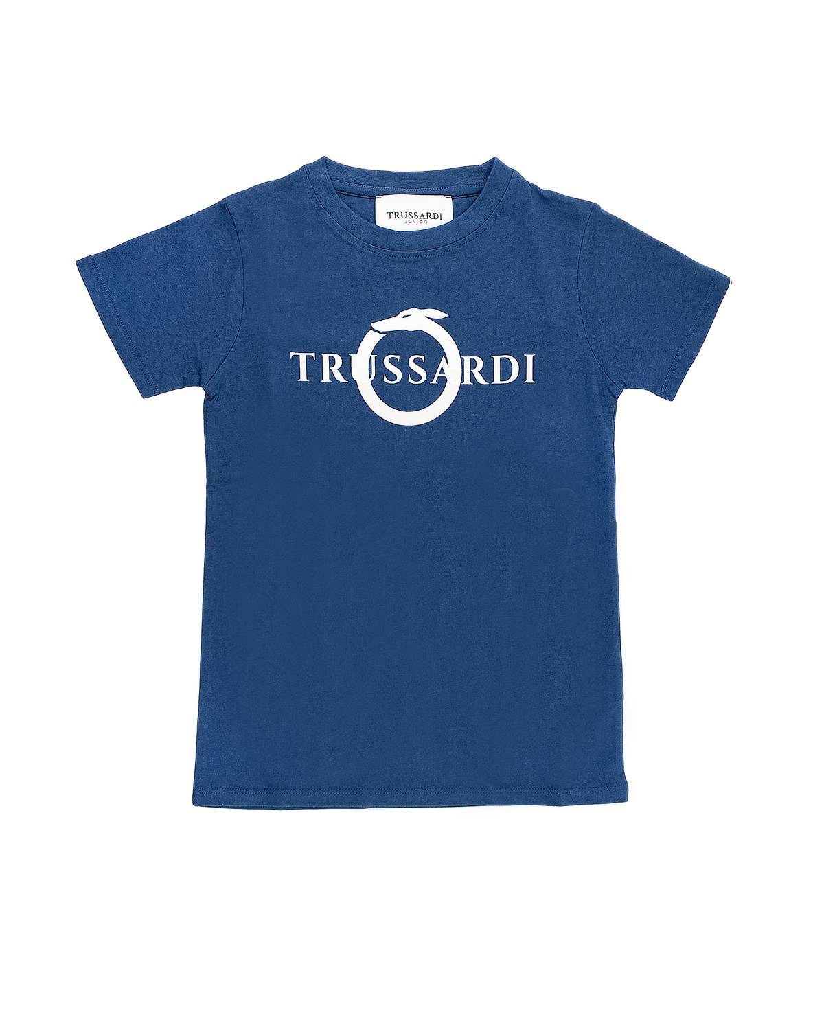 T-SHIRT TRUSSARDI TBA24080TS BLUE NIGHT-0