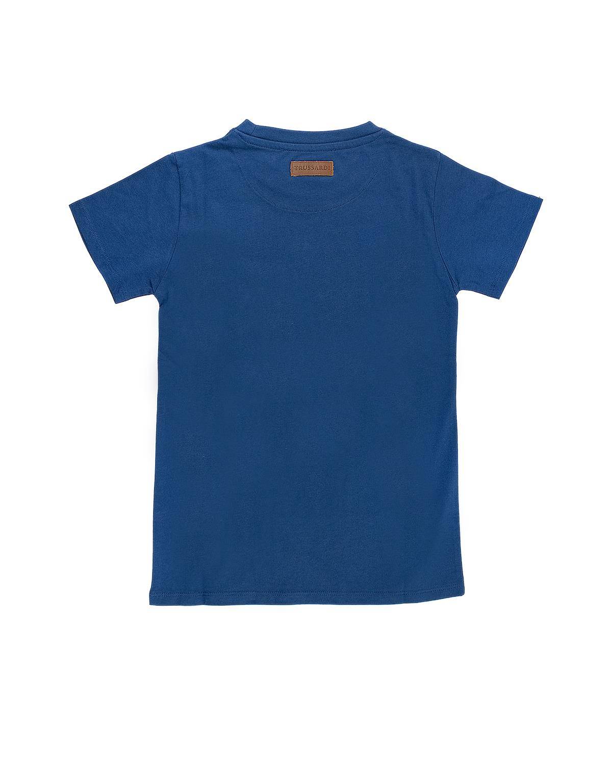 T-SHIRT TRUSSARDI TBA24080TS BLUE NIGHT-1