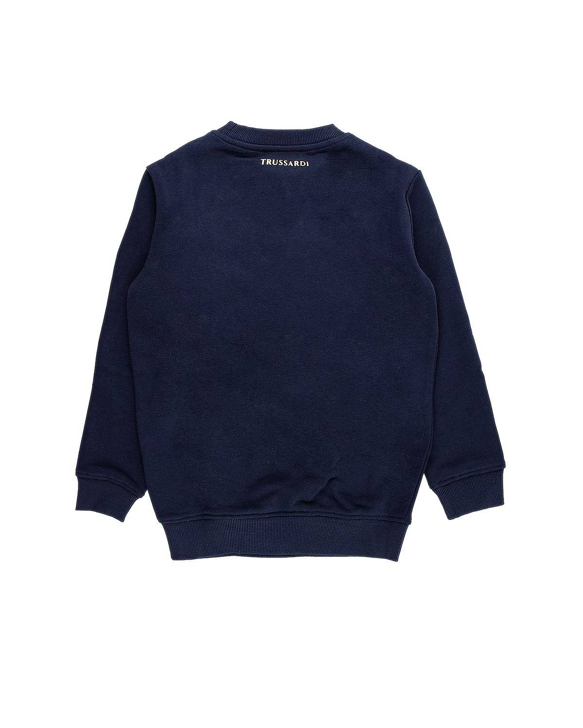 FELPA TRUSSARDI TGA24078FE BLUE NAVY-1