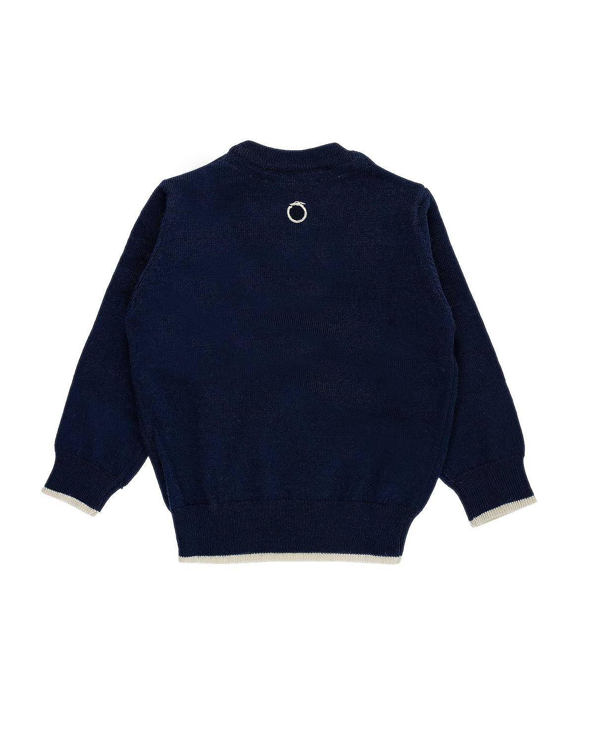 MAGLIA TRUSSARDI TIA24004MA BLUE NAVY-1