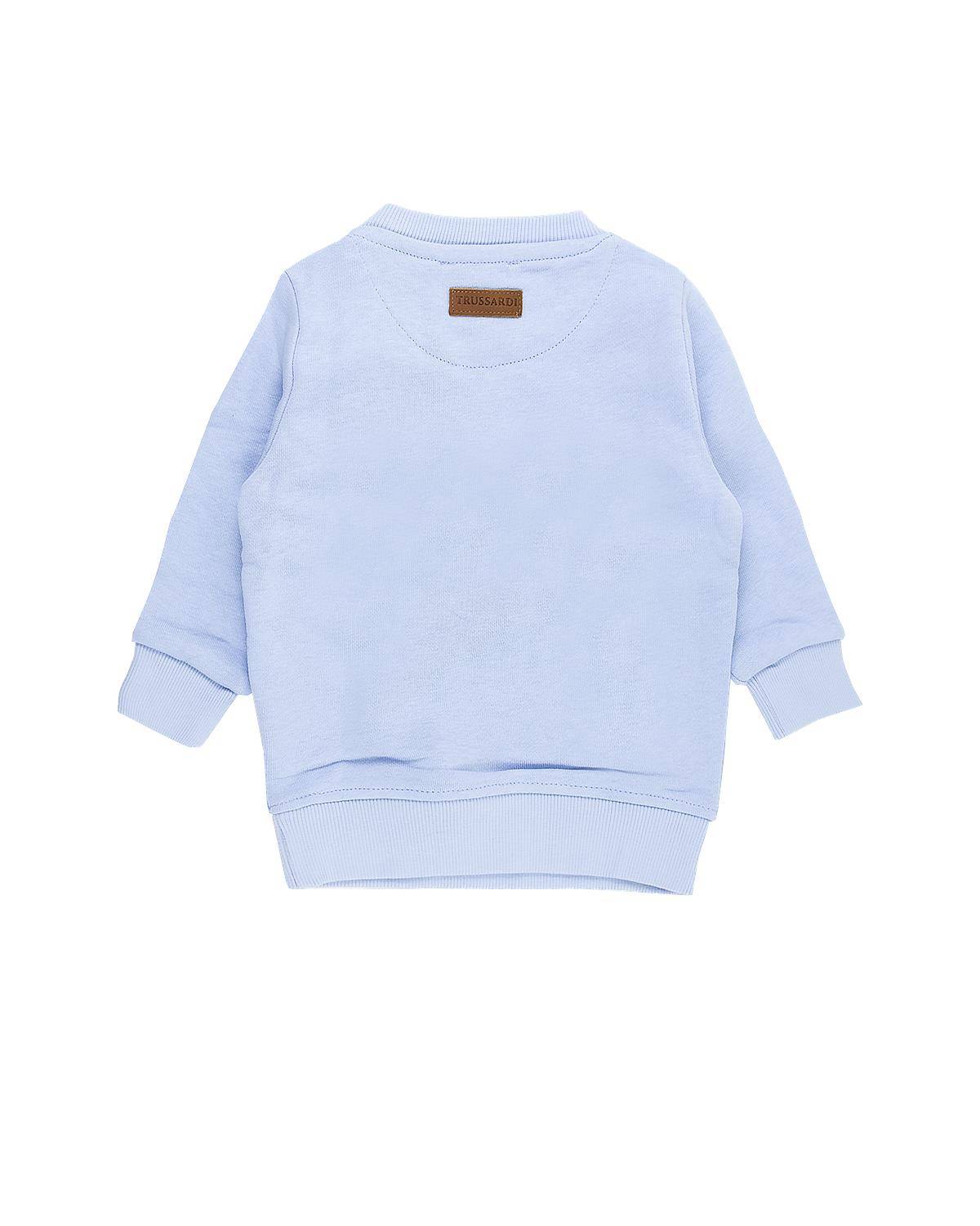 FELPA TRUSSARDI TIA24080FE BLUE LIGHT-1