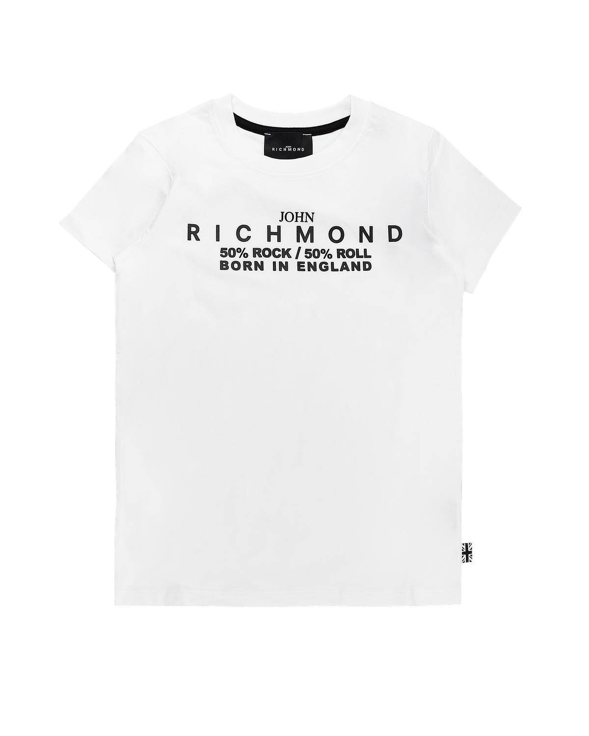 T-SHIRT JOHN RICHMOND RBA24048TS OFFWHITE-0