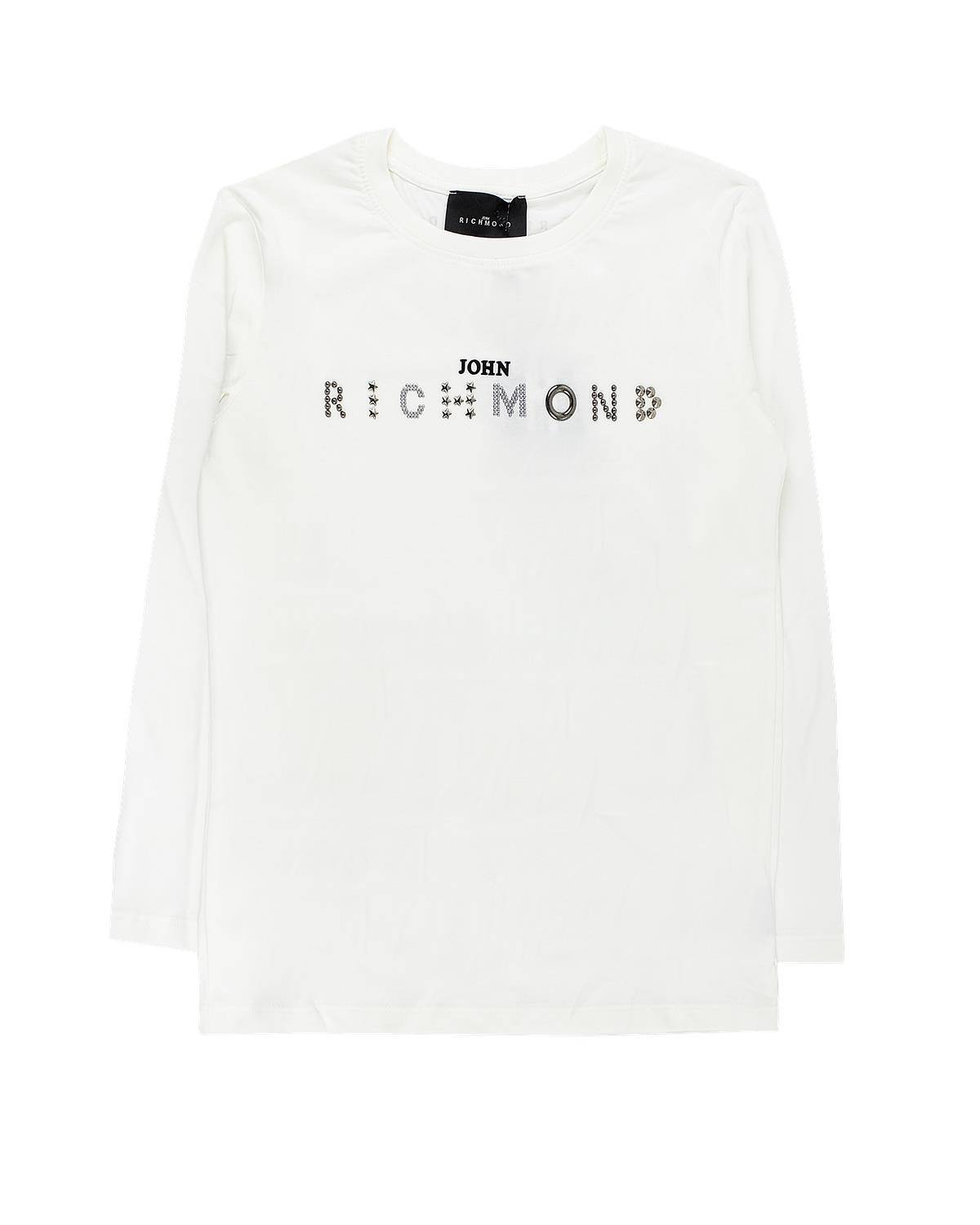 T-SHIRT JOHN RICHMOND RBA24085TS OFFWHITE-0