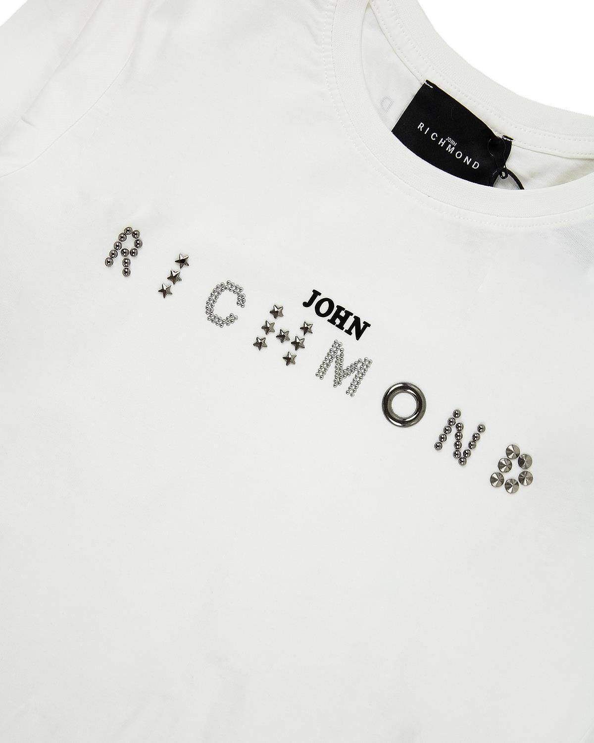 T-SHIRT JOHN RICHMOND RBA24085TS OFFWHITE-1