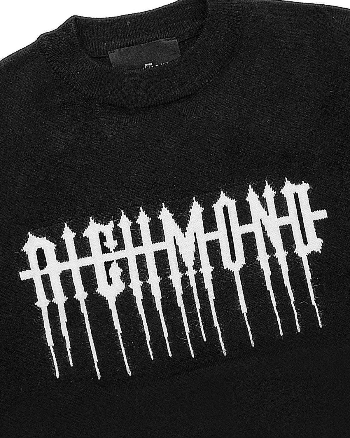 MAGLIA JOHN RICHMOND RBA24130MA BLACK-2