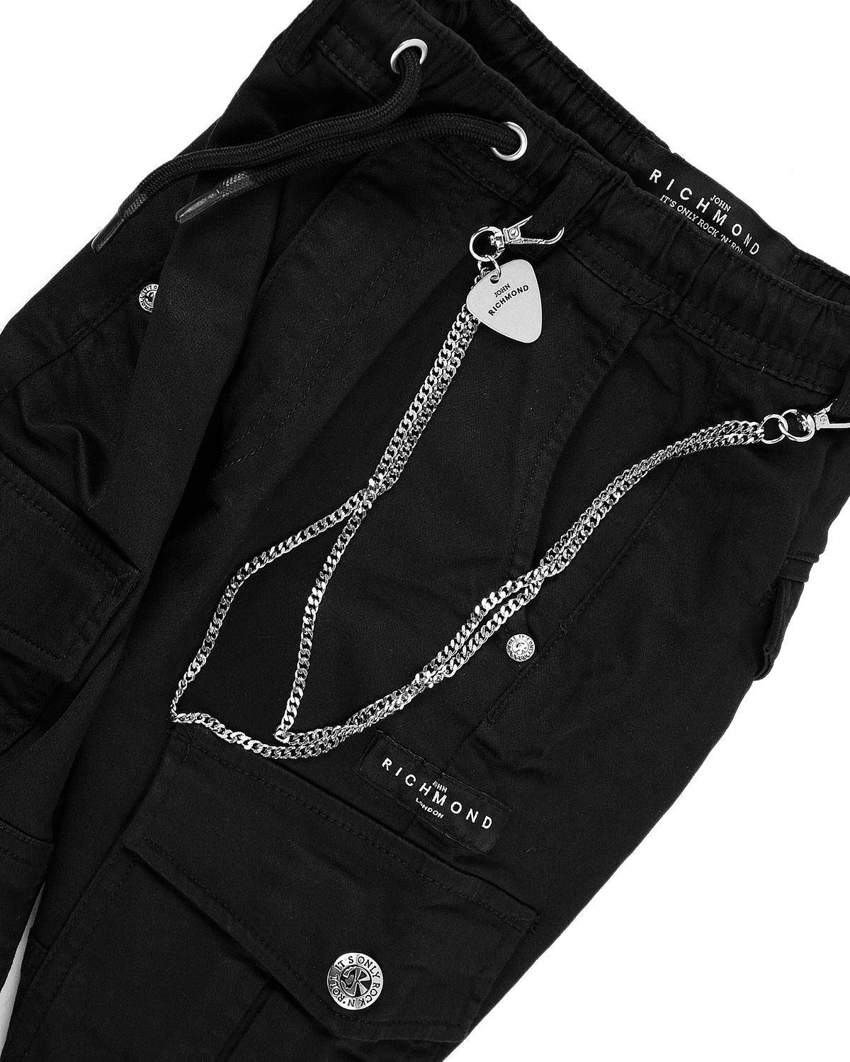 PANTALONE JOHN RICHMOND RBA24180PA BLACK-2