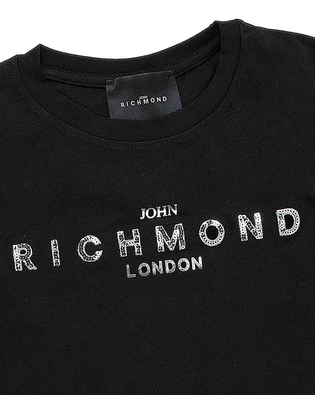 T-SHIRT JOHN RICHMOND RGA24055TS BLACK-2