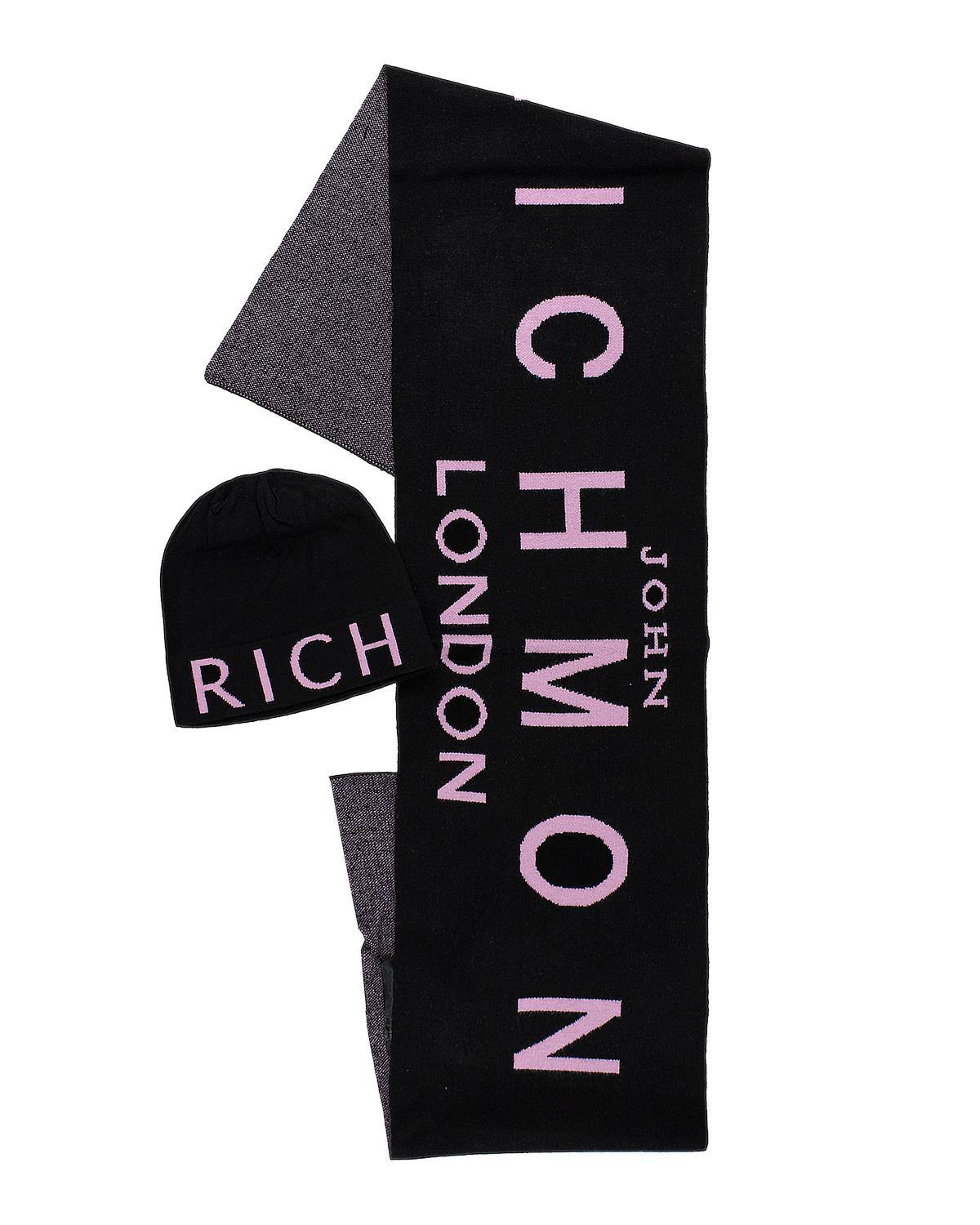 CAPPELLO+SCIARPA JOHN RICHMOND RGA24127HS BLACK/PINK BEGONIA-0