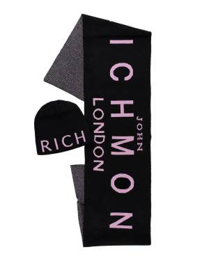 CAPPELLO+SCIARPA JOHN RICHMOND RGA24127HS BLACK/PINK BEGONIA