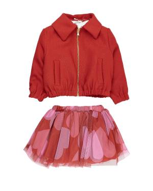 COMPLETO MISS GRANT MG1118 ROSSO