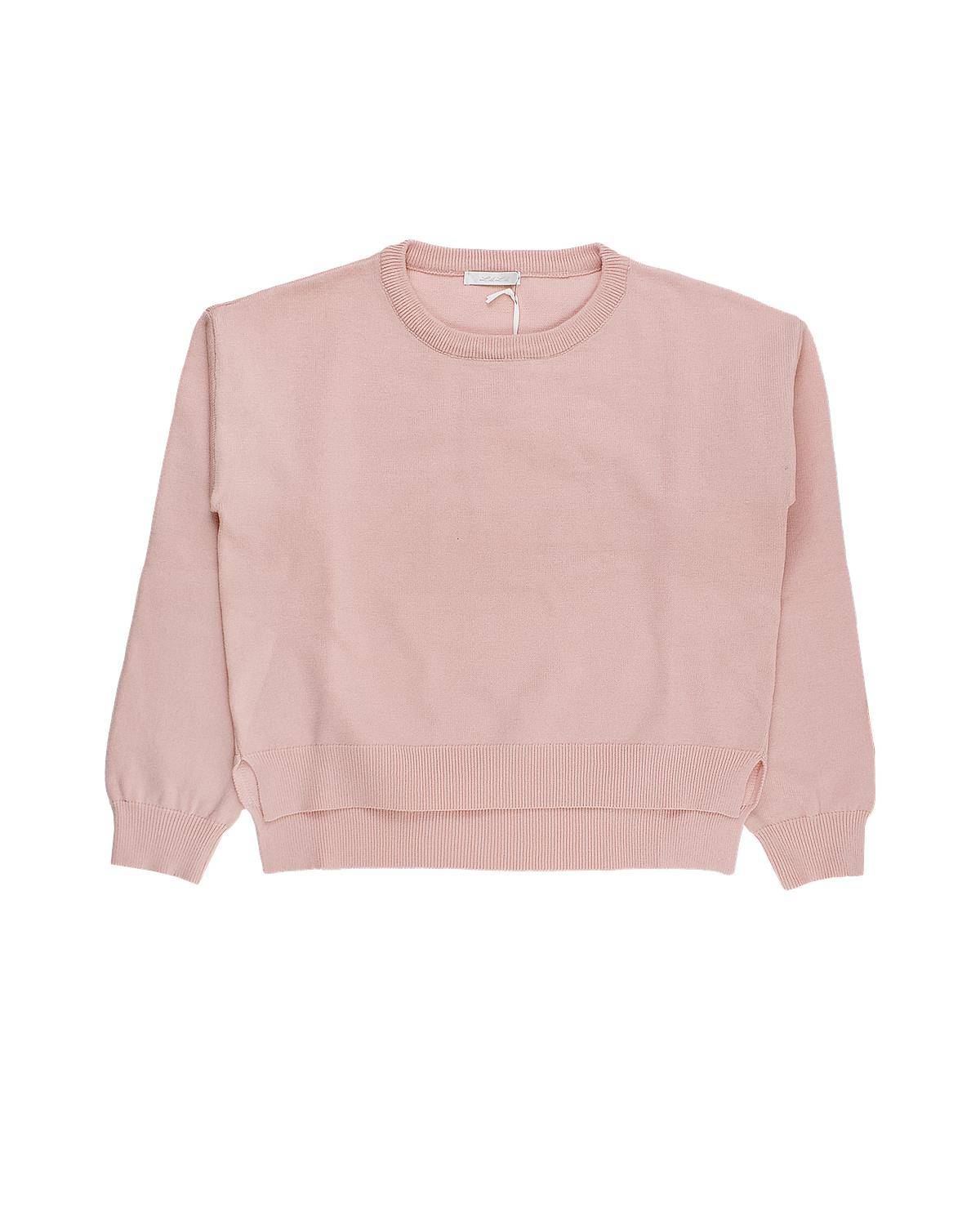 MAGLIA LULÙ LL0743 ROSA-0