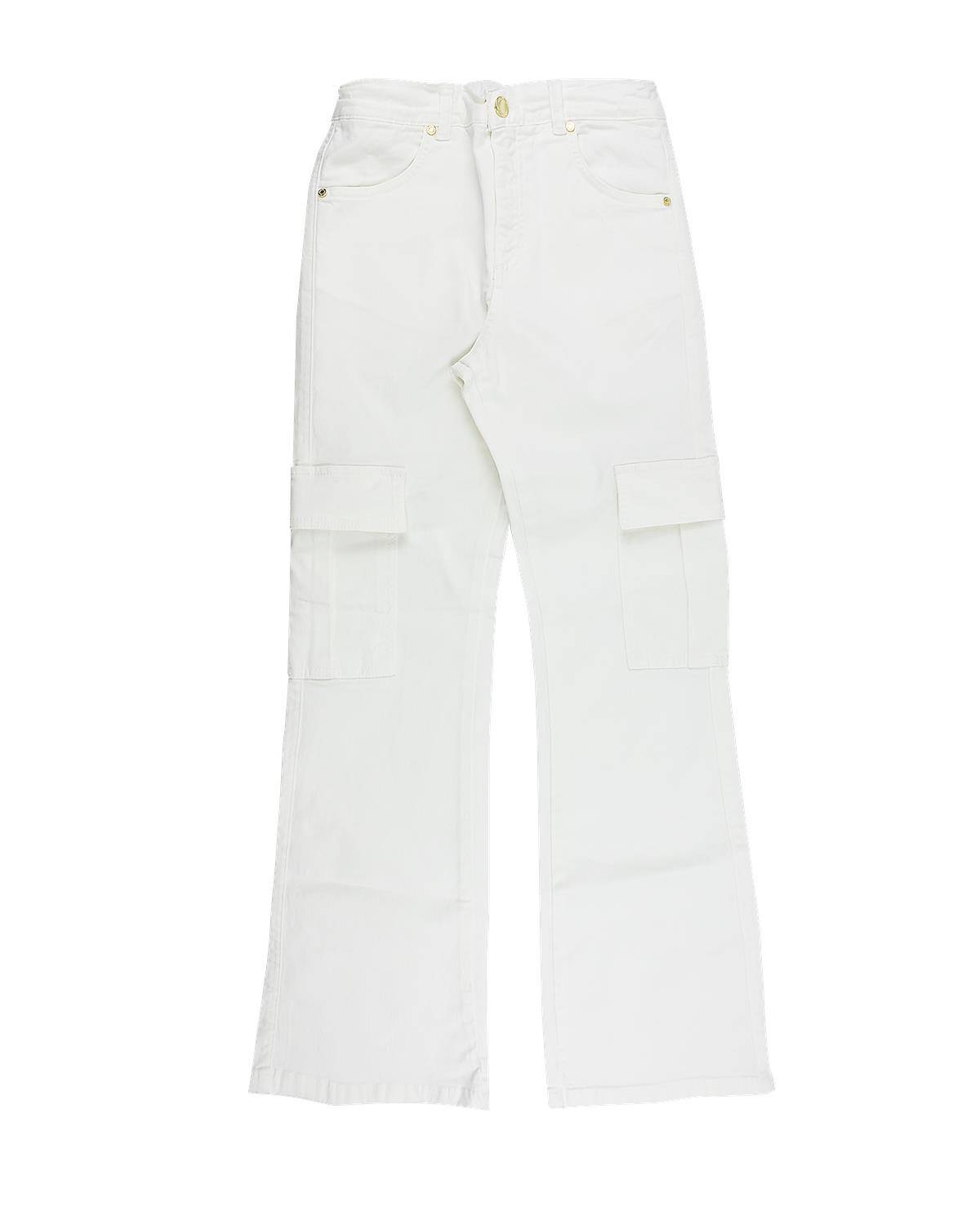 PANTALONE LULÙ LL2996 LATTE-0