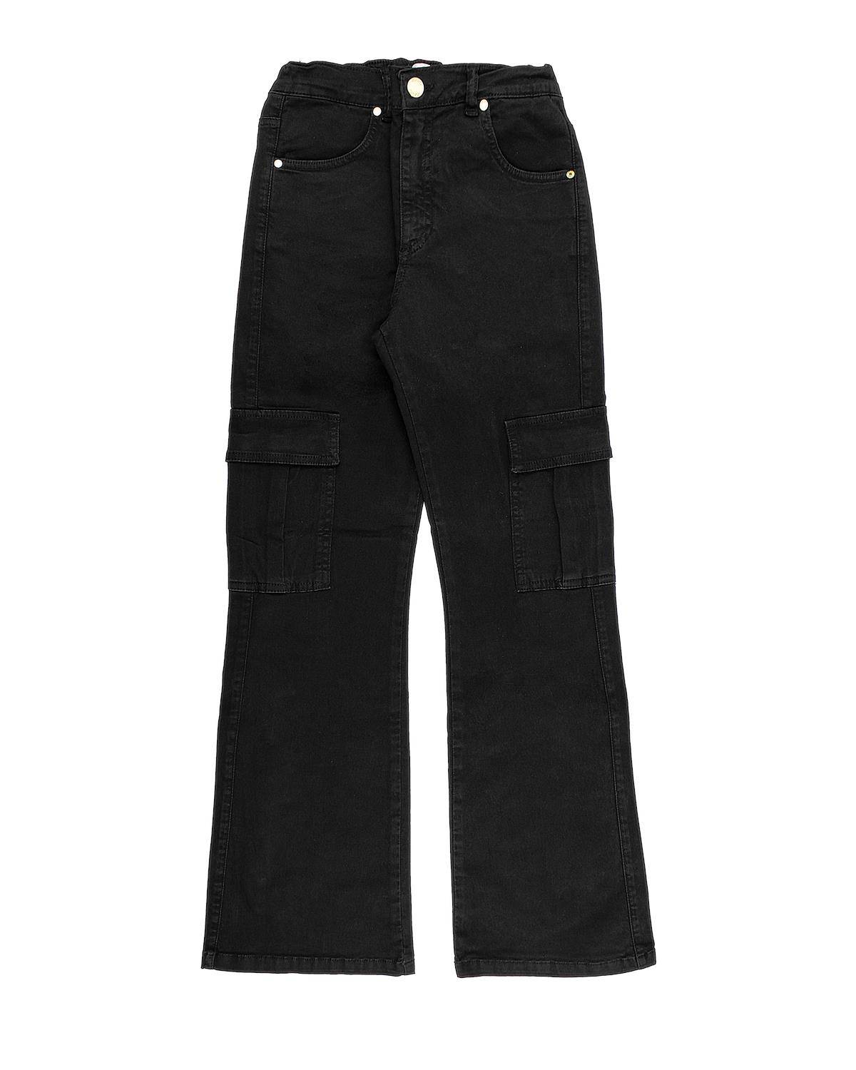 PANTALONE LULÙ LL2996 NERO-0