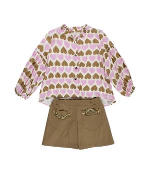 CAMICIA MISS GRANT MG0926 CUORI