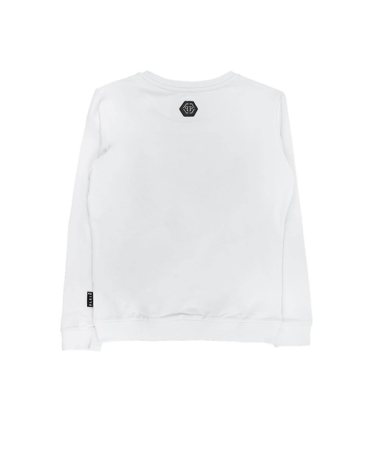 FELPA PHILIPP PLEIN BJO0160 BIANCO-1