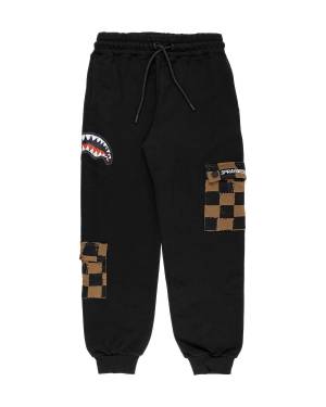 PANTALONE TUTA SPRAYGROUND SPY1152 BLACK BROWN
