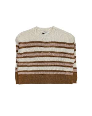 MAGLIA DIXIE NB05231G MARRONE ROSSICCIO