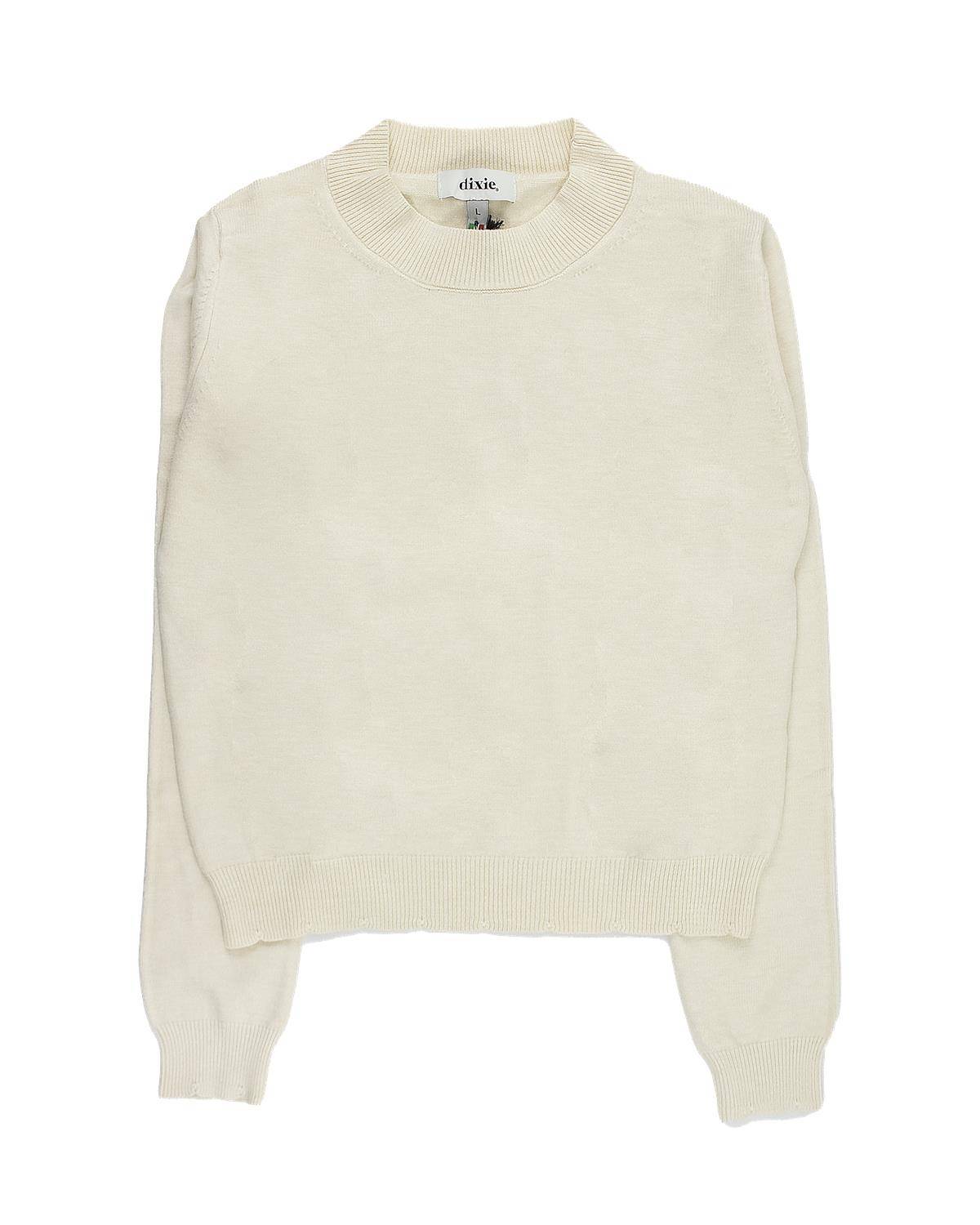 MAGLIA DIXIE NB08230G BIANCO LANA-0