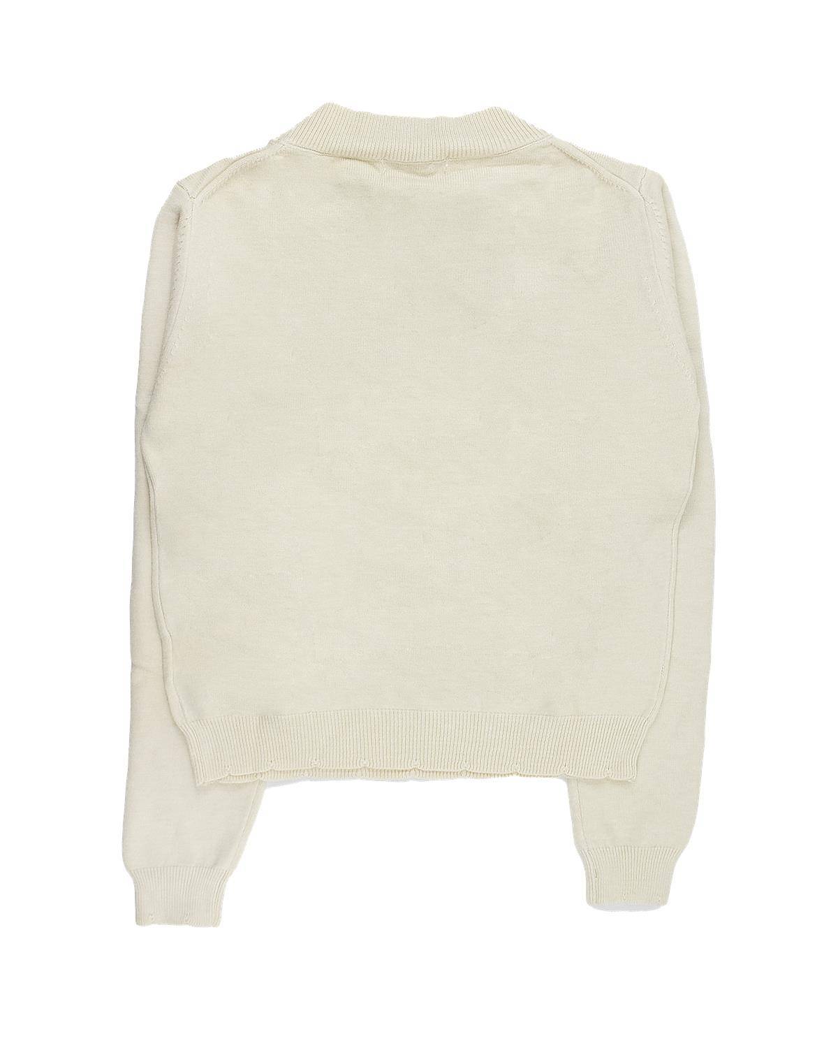 MAGLIA DIXIE NB08230G BIANCO LANA-1