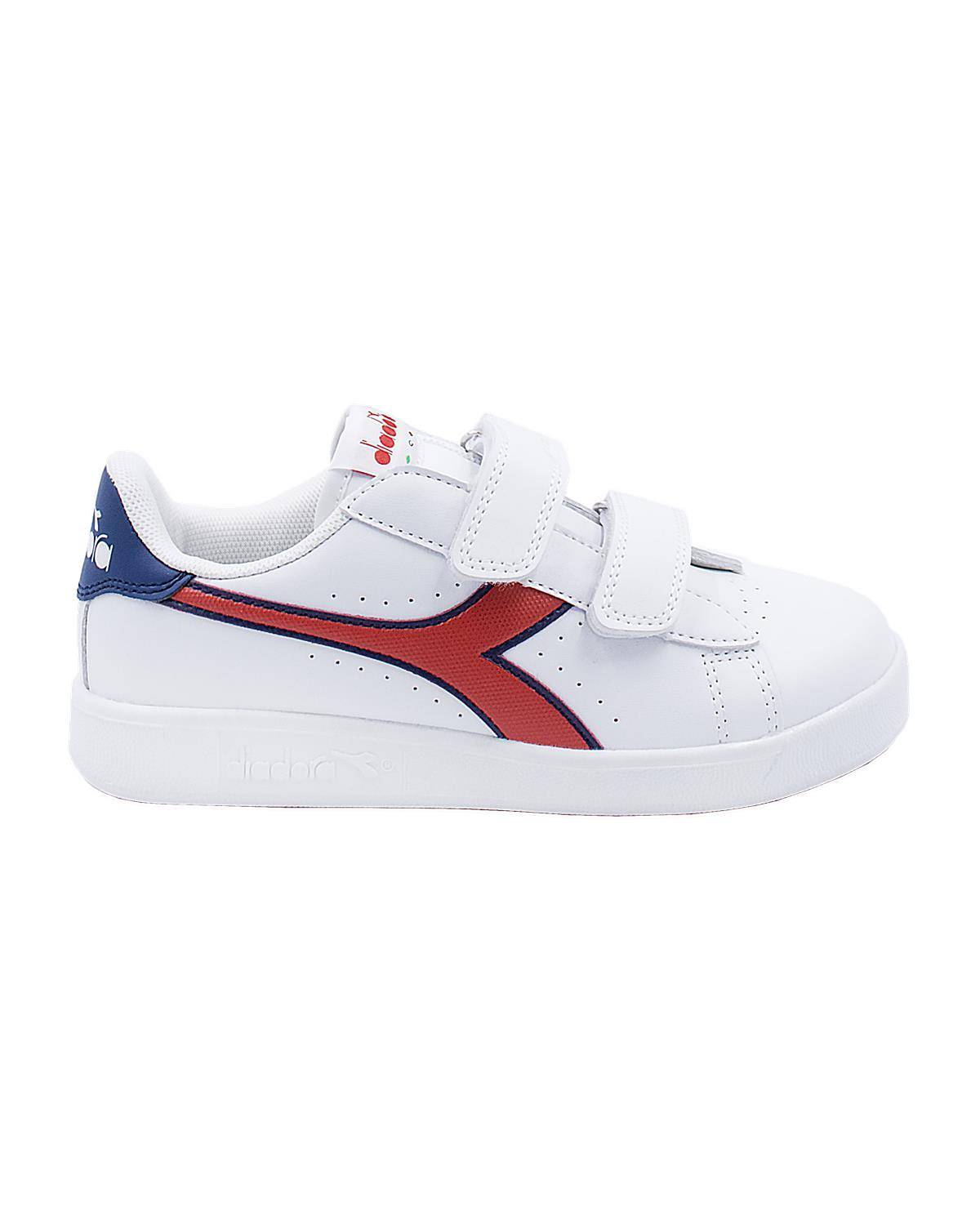 SCARPE DIADORA 101 BIANCO/ROSSO BOREALE-0