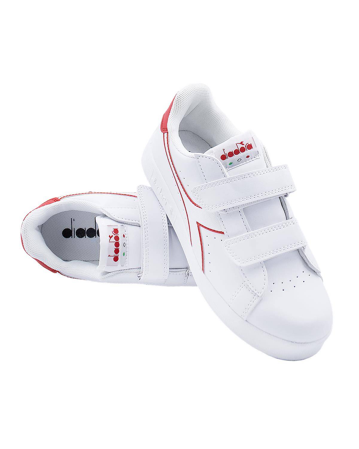 SCARPE DIADORA 101 WHITE/RED-1