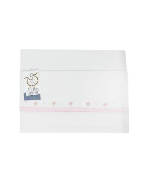 LENZUOLO COCCODÉ C60401 Bianco/Rosa