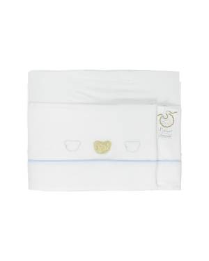 LENZUOLO COCCODÉ C60503 Bianco/Cielo RIC. A