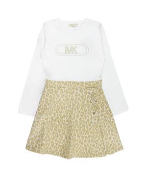 ABITO MICHAEL KORS R30171 BIANCO/BEIGE