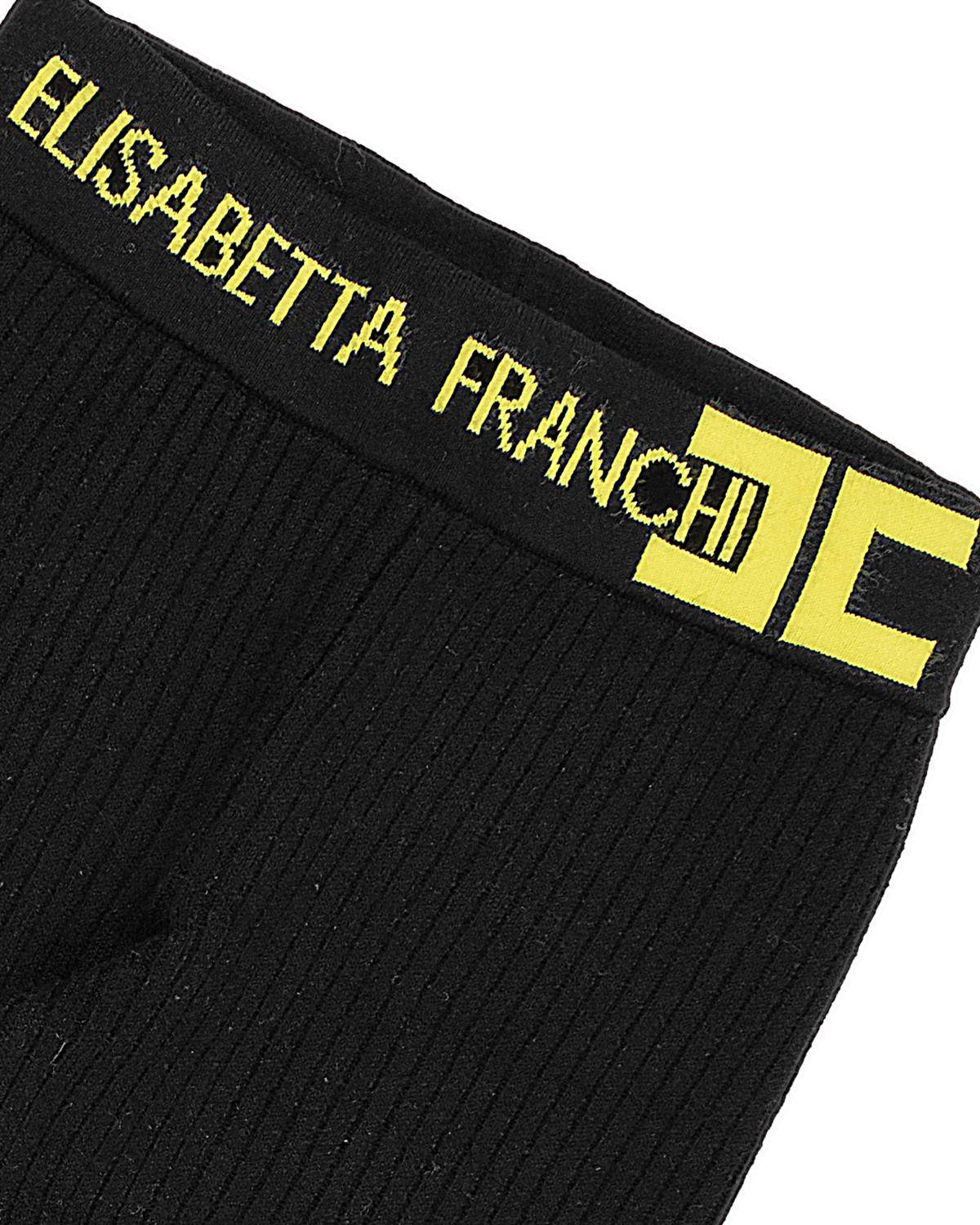 PANTALONE ELISABETTA FRANCHI EFPA261 NERO/MIMOSA-2
