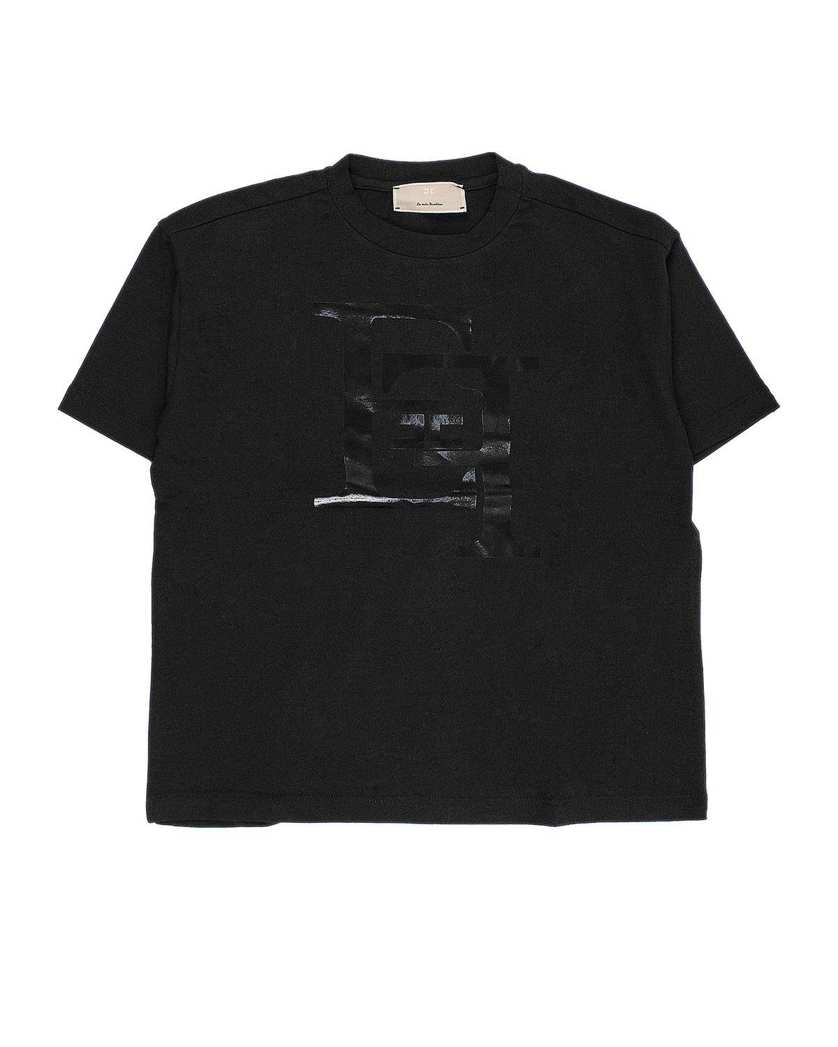 T-SHIRT ELISABETTA FRANCHI EFTS217 NERO-0