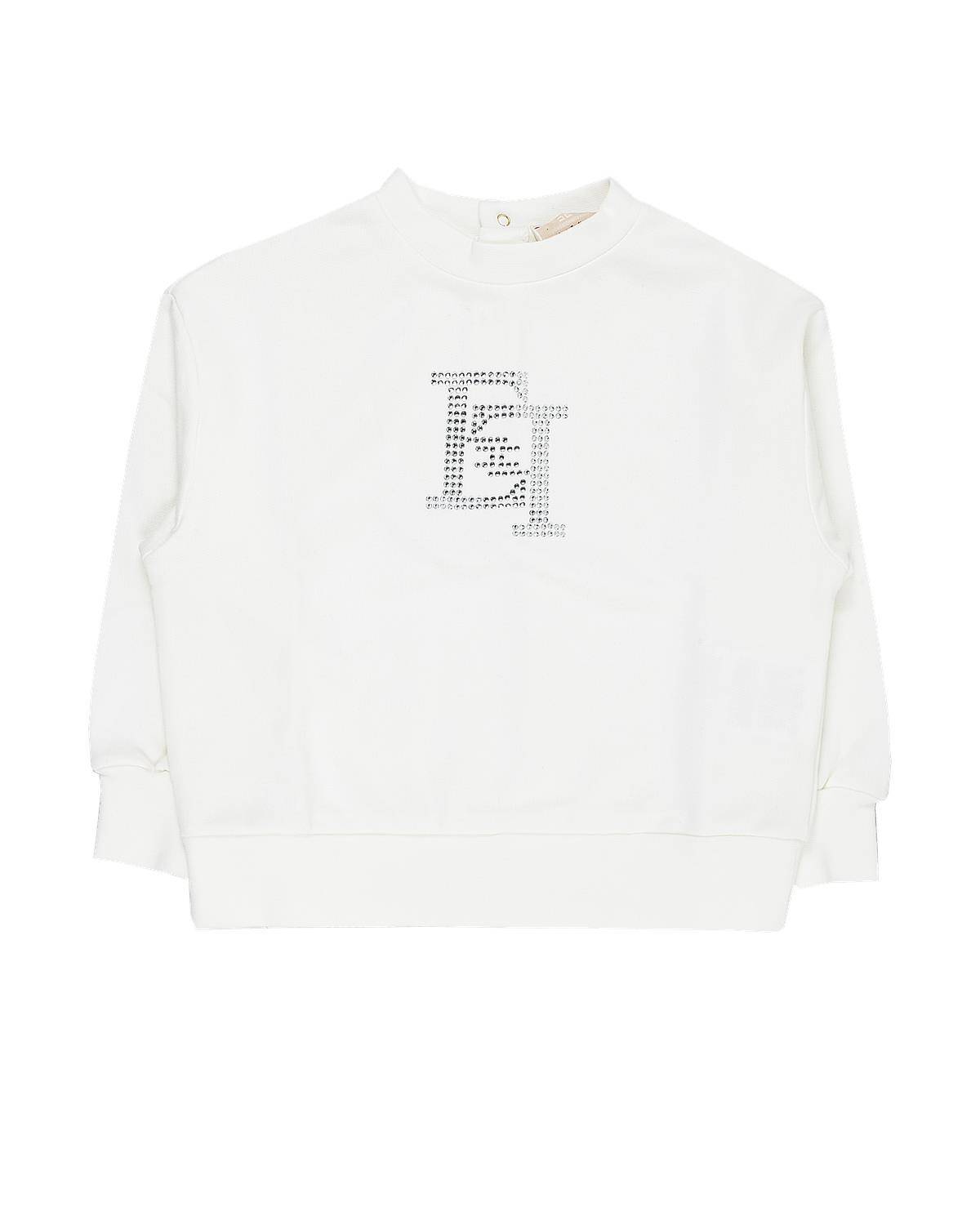 FELPA ELISABETTA FRANCHI EGFE050 AVORIO/CRYSTAL-0