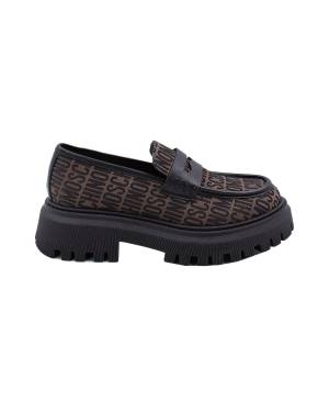 SCARPE MOSCHINO 78744 MARRONE/NERO