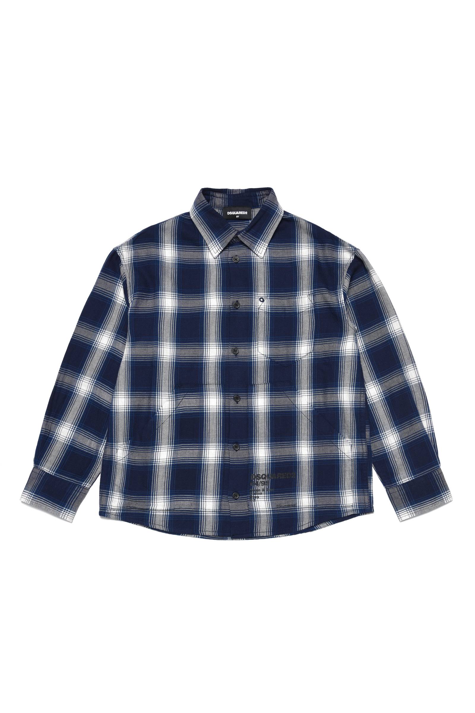 CAMICIA DSQUARED2 DQ1175 DELLA ROBBIA BLUE-0