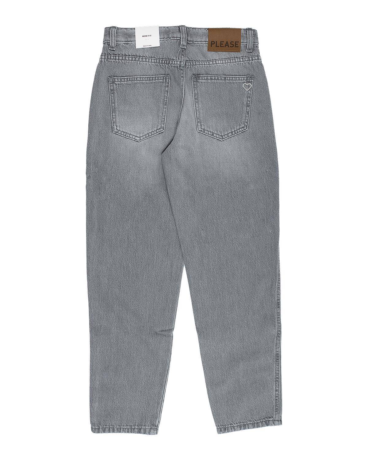 PANTALONE PLEASE PHG4B31G DENIM GRIGIO-1