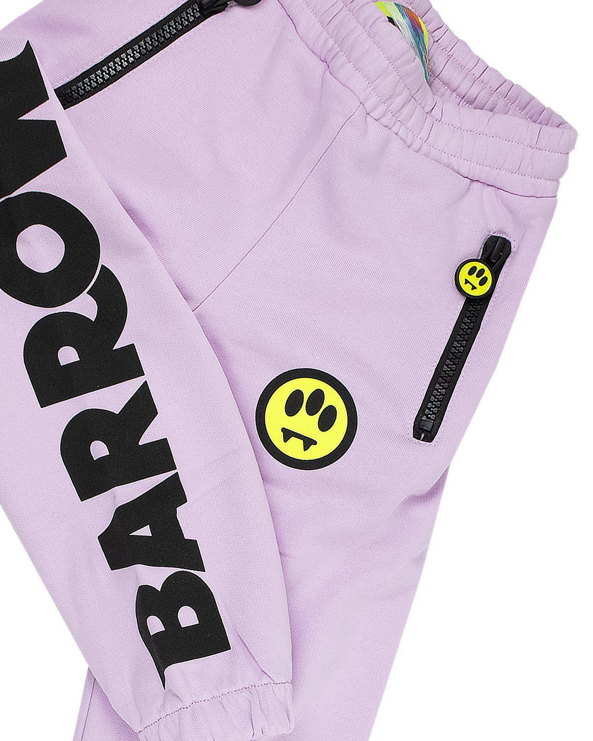 PANTALONE BARROW F4BKJUFP136 PINK LAVANDER-2