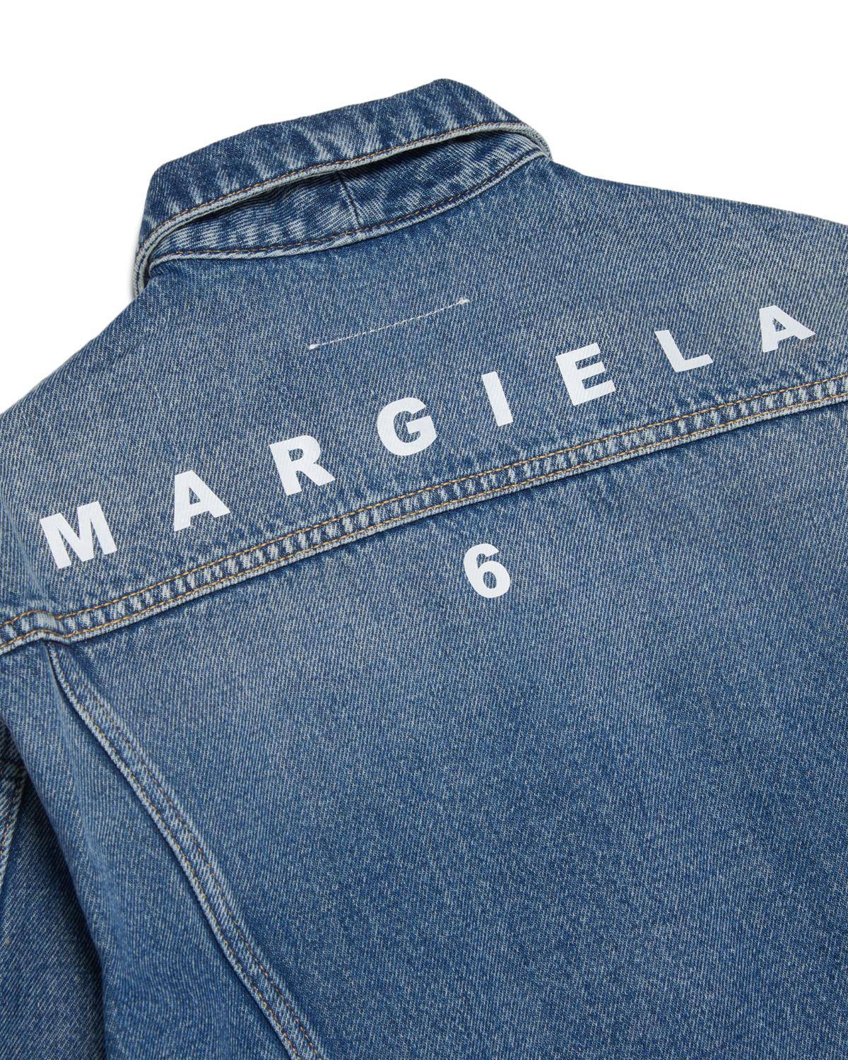 GIUBBOTTO MM6 MARGIELA M60374 BLUE DENIM-2