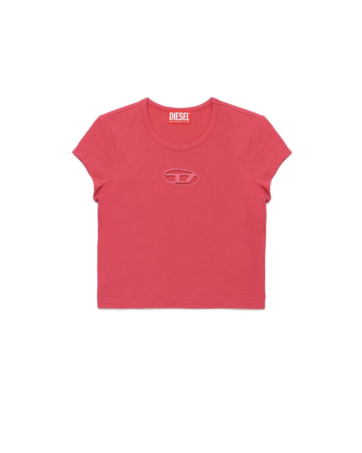 T-SHIRT DIESEL J01830 STRAWBERRY RED-0