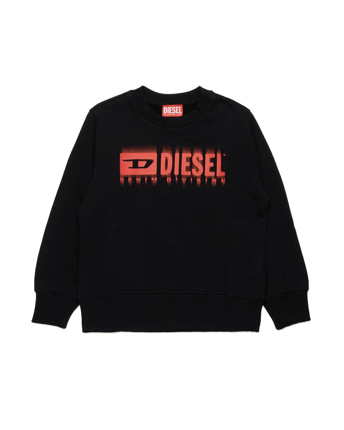 FELPA DIESEL J02040 BLACK/RED-0