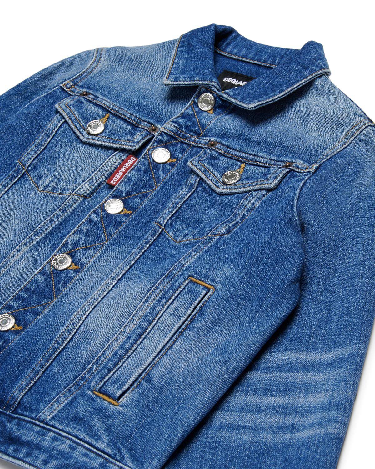 GIUBBOTTO DSQUARED2 DQ2254 BLUE DENIM-1