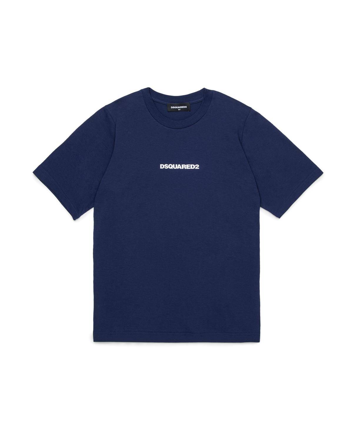 T-SHIRT DSQUARED2 DQ2823 MEDIEVAL BLUE-0