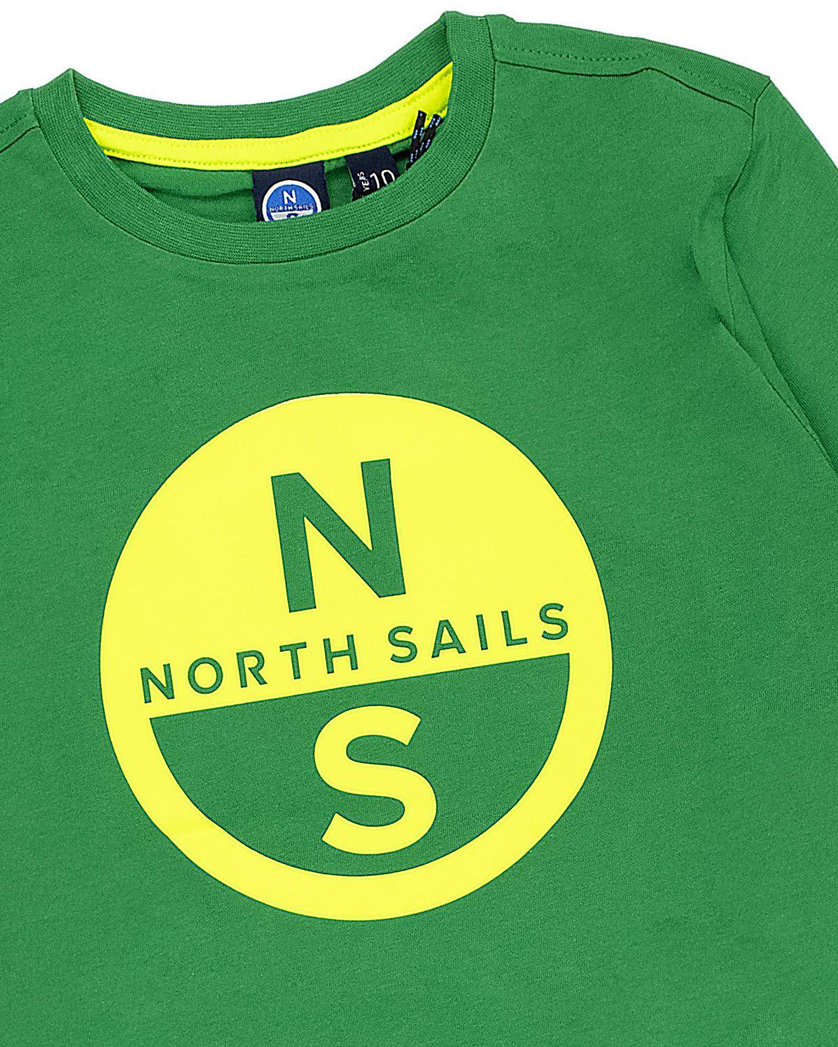 T-SHIRT NORTH SAILS 795210 GREEN BEE-2