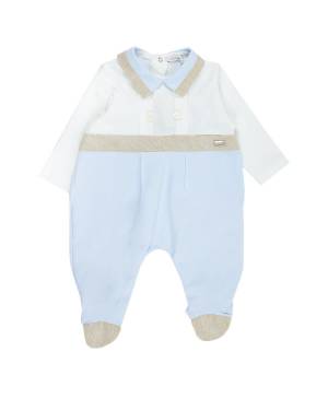 TUTINA LE BEBÉ LBB4894 BIANCO-CELESTE