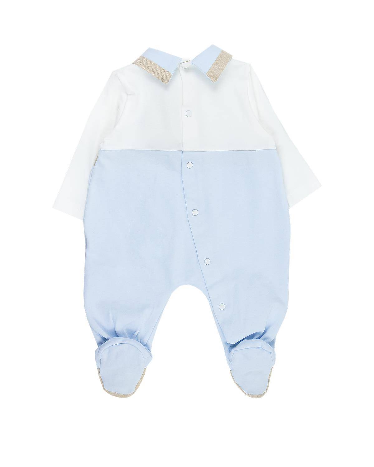 TUTINA LE BEBÉ LBB4894 BIANCO-CELESTE-1