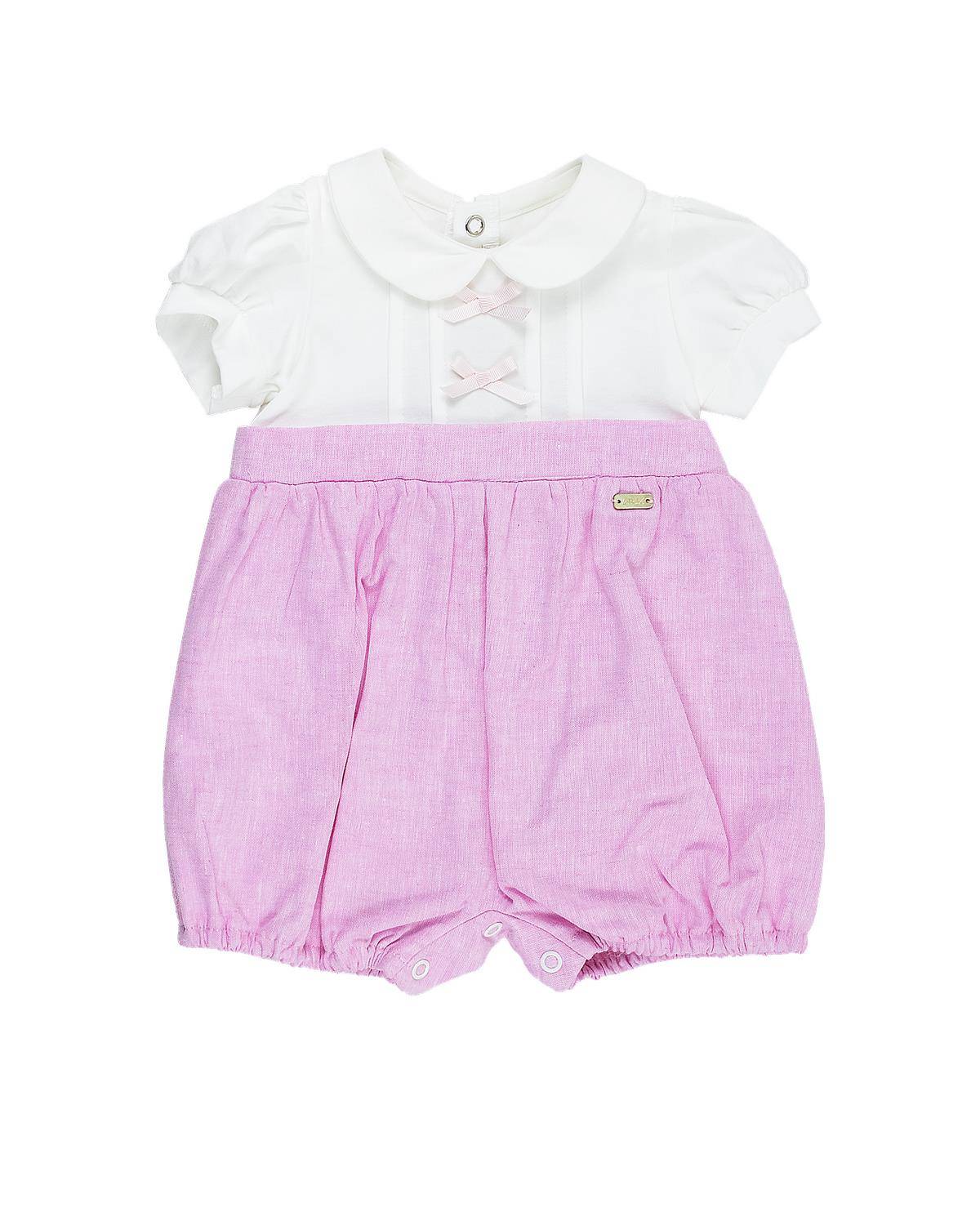 PAGLIACCETTO LE BEBÉ LBG5792 BIANCO-ROSA-0